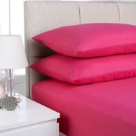 See more information about the Fusion Fitted Sheet Single Bed Cerise